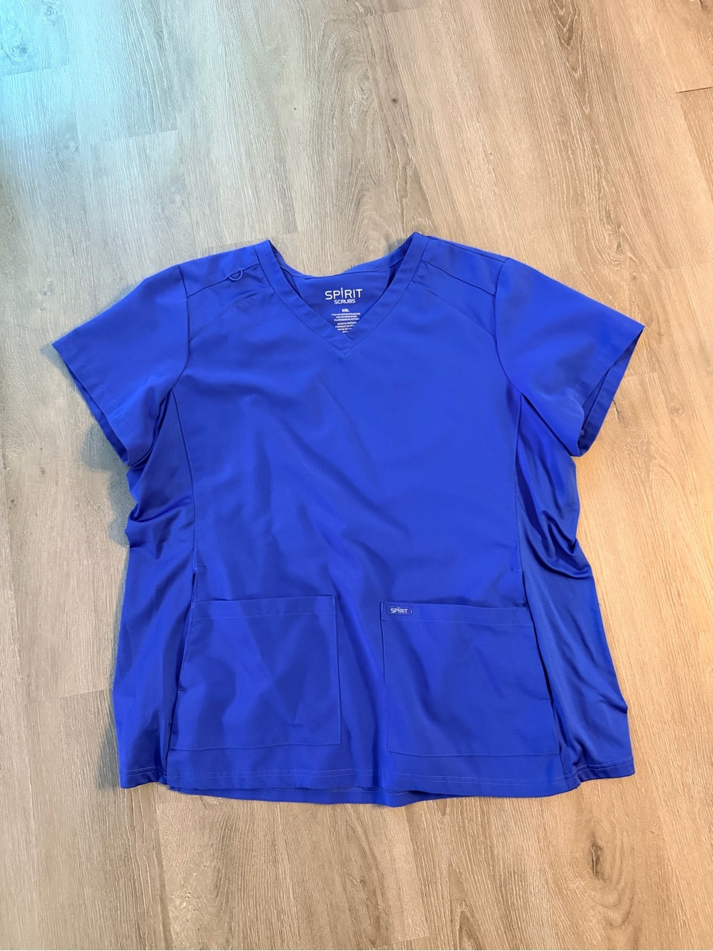 Spirit Royal Blue Women's Scrub Top & Jogger Pants Set - Picture 2 of 5